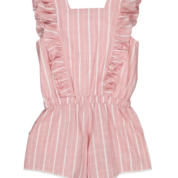 Pink Floral Romper - Picture 3 of 4